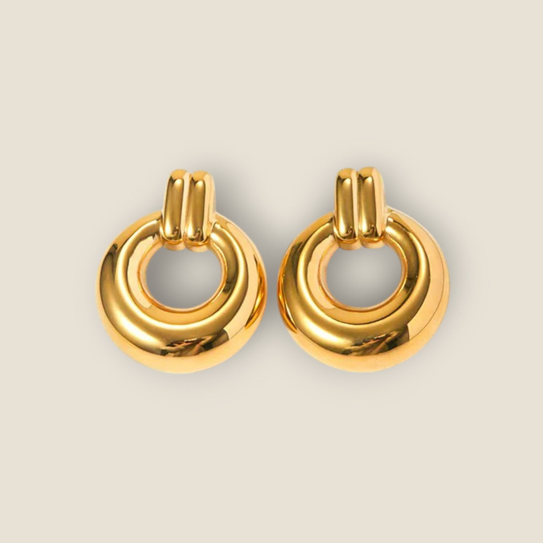 Marie Round Earrings