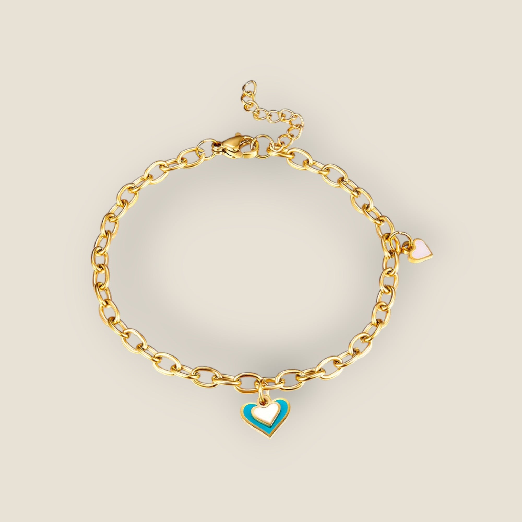 Chelsea Big & Small Heart-shaped Accessory Bracelet
