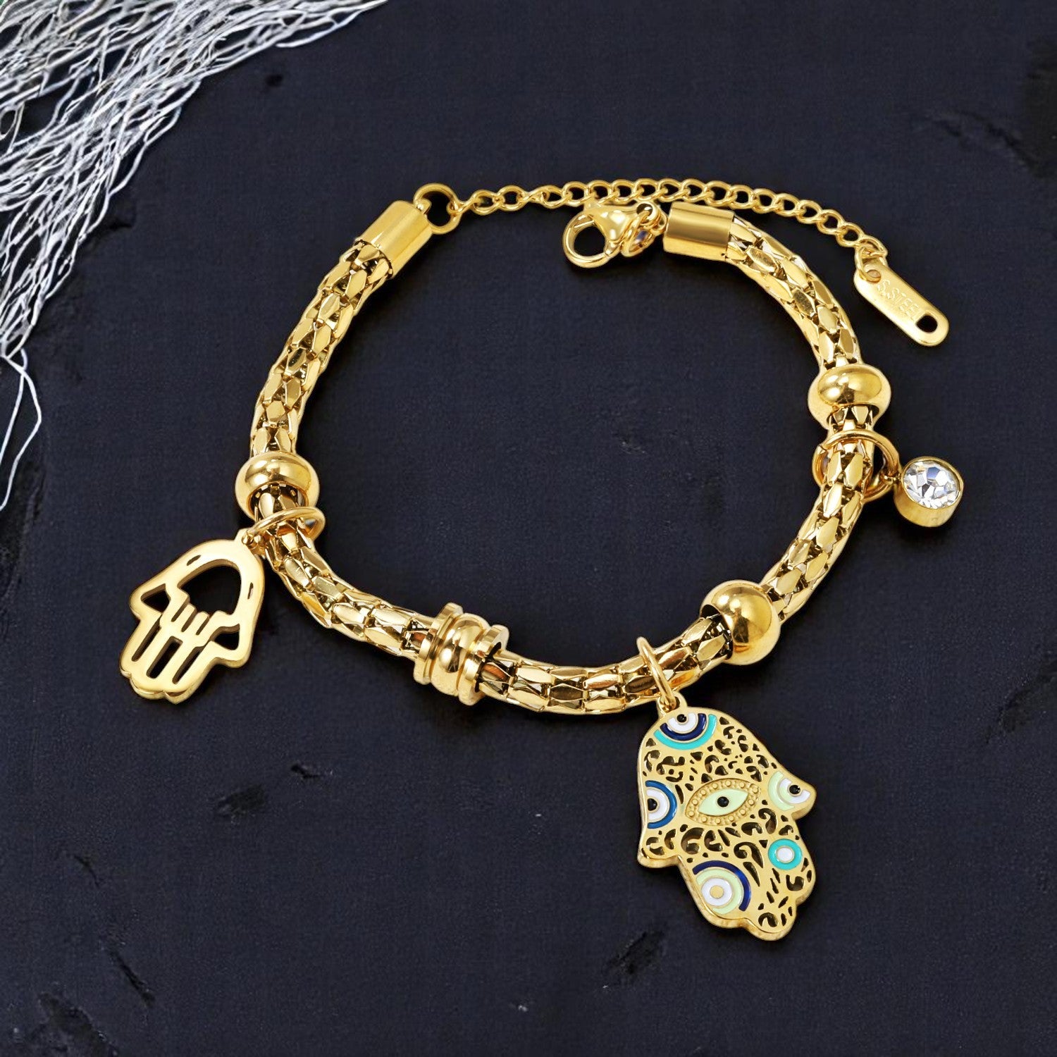 Elsie Mixed Color Palm Bracelet