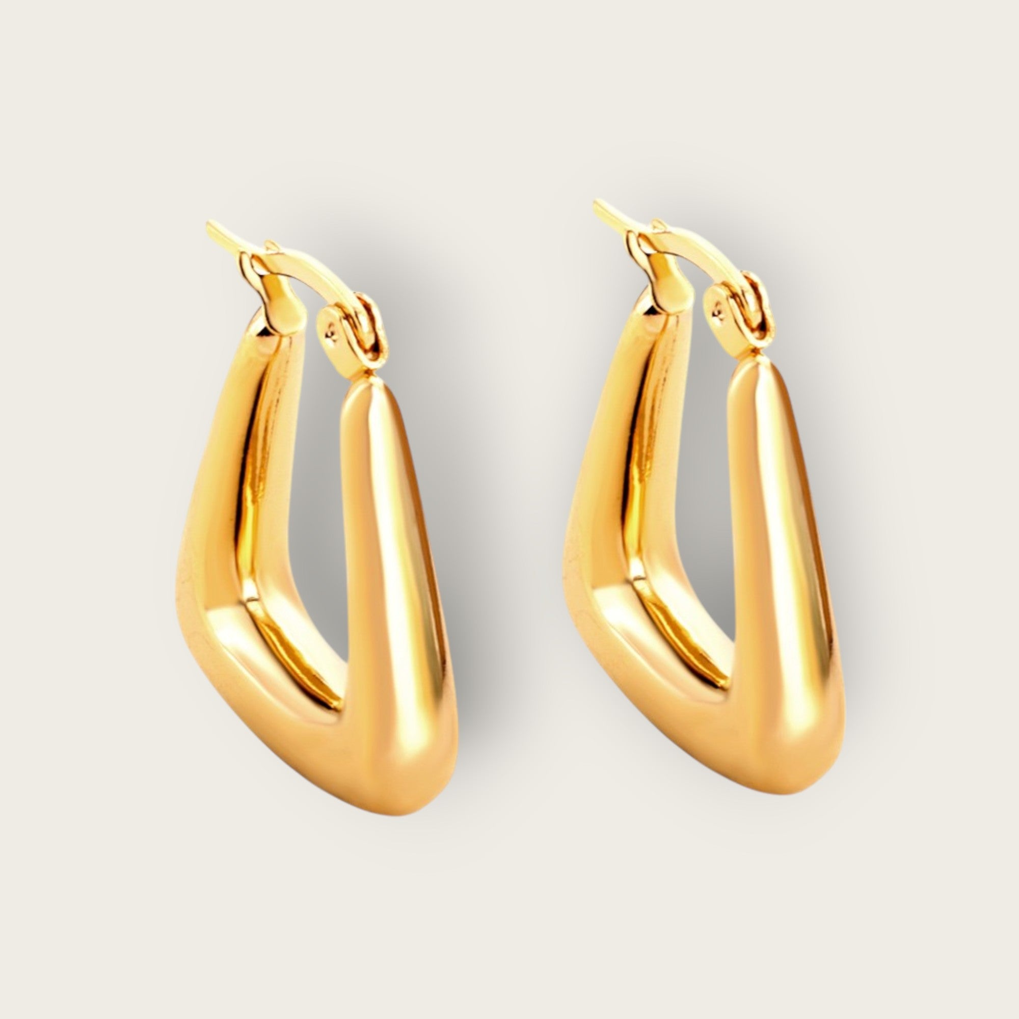 Mia Triangle Hoop Earring