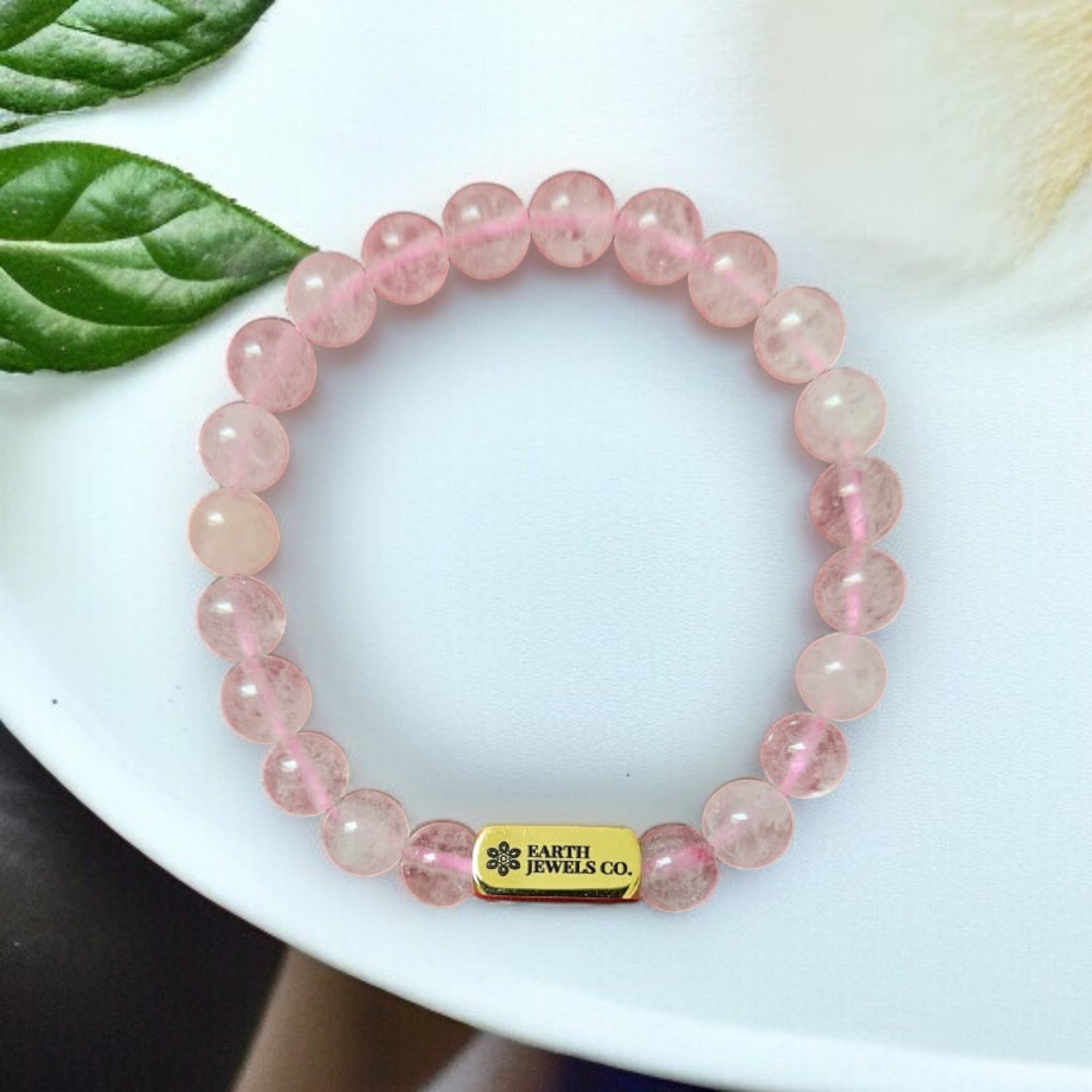Signature Earth Jewels Co. Rose Quartz Bracelet