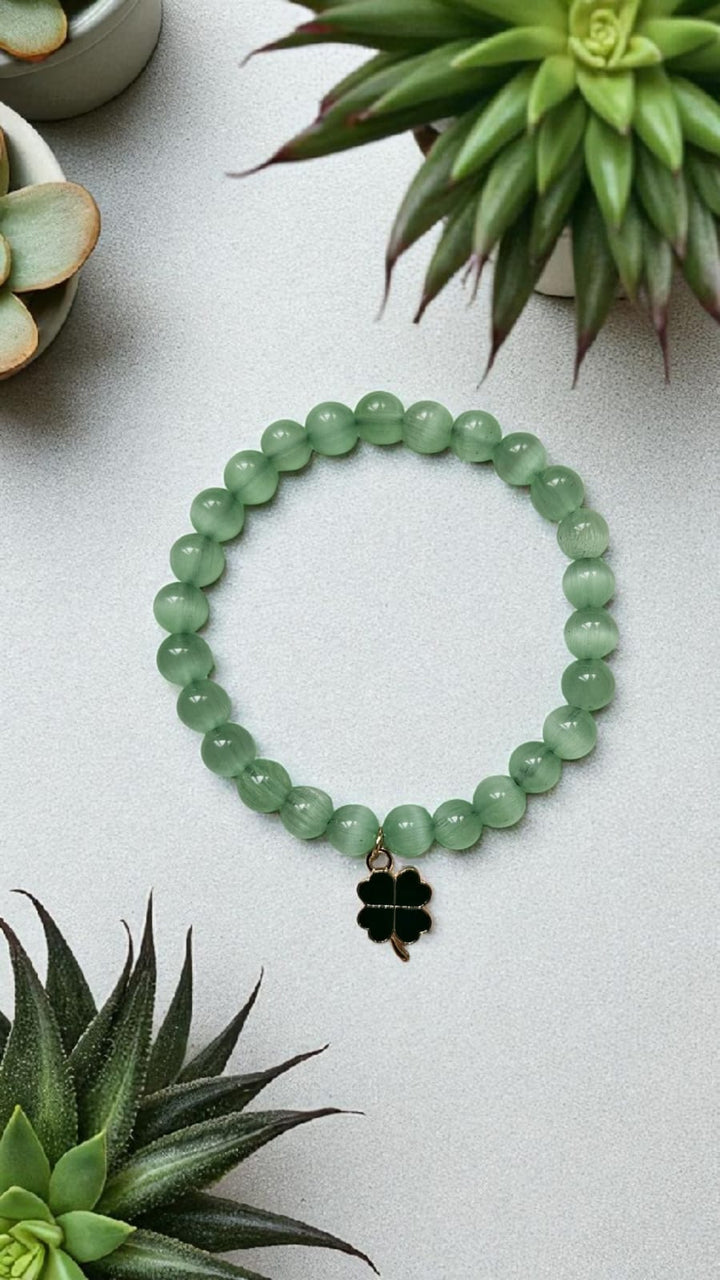 Green Cat's Eye Bracelet