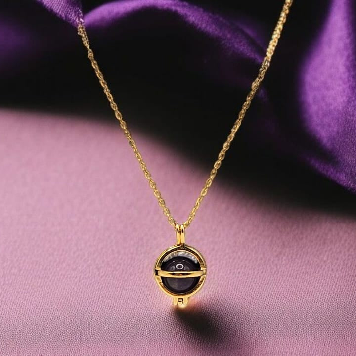 Stone Keeper Necklace with Amethyst