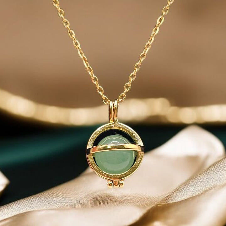 Stone Keeper Necklace with Green Aventurine