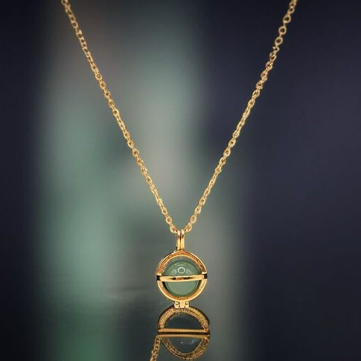 Stone Keeper Necklace with Green Aventurine
