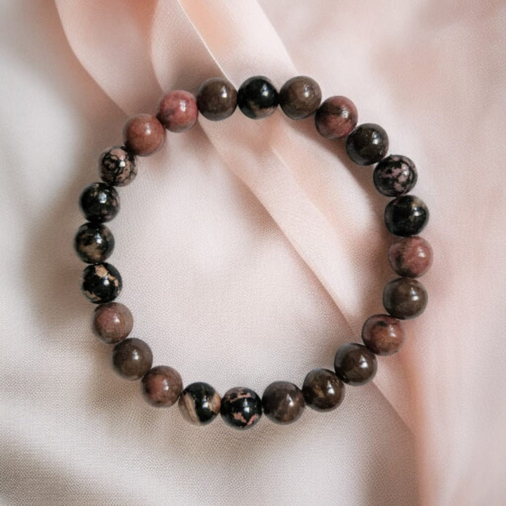 Matrix Rhodonite Bracelet