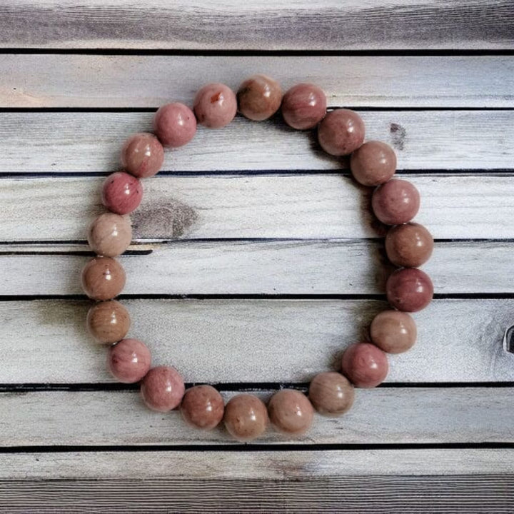 Natural Pink Rhodonite Bracelet