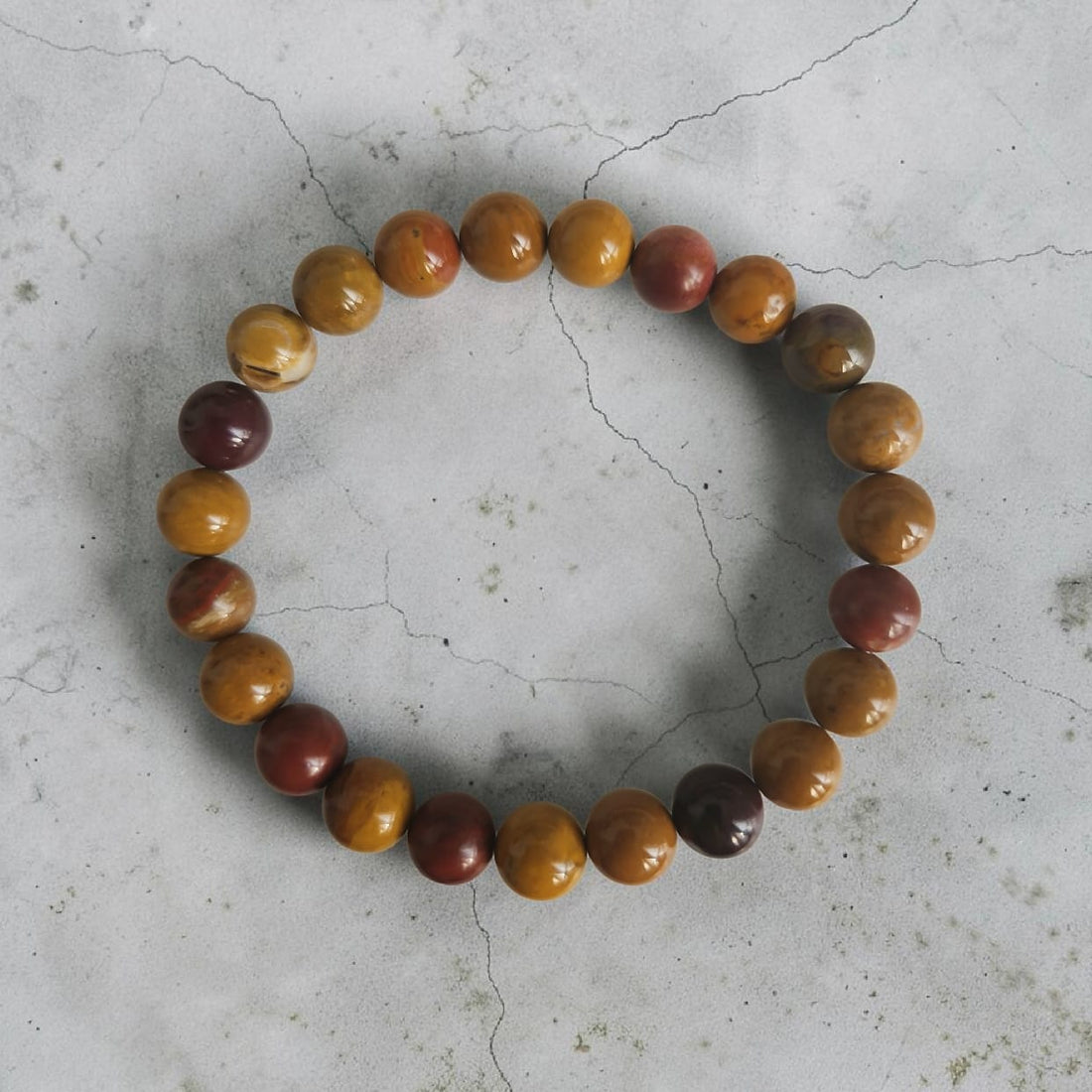 Natural Mookaite Jasper Bracelet